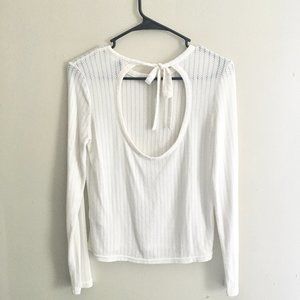 Womens H&M Top with Open Back, Medium